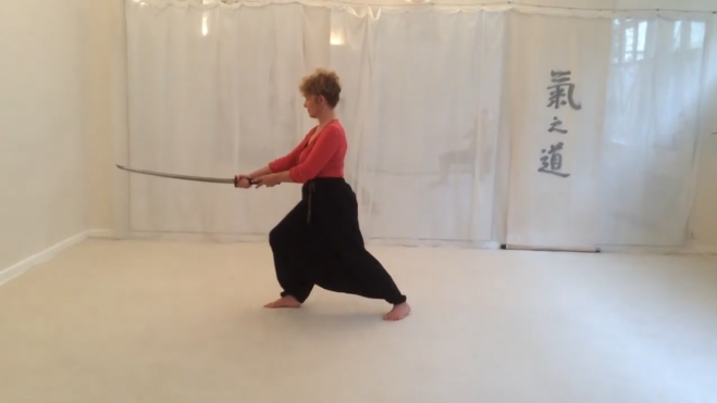 Art Martial Sensoriel Guerrier Pacifique au sabre Art Martial Sensoriel Guerrier Pacifique au sabre